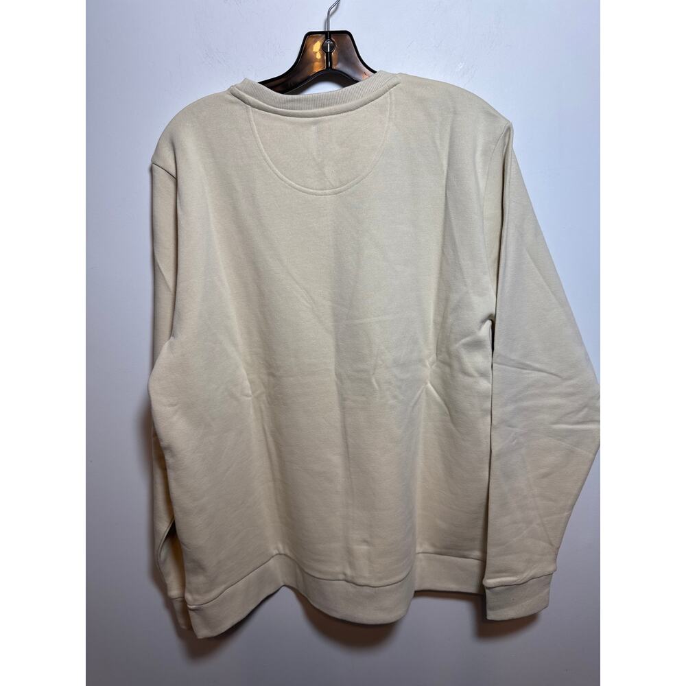 Brand New BRP Women's Size XL Ivory Pullover Crewneck Sweater Sweatshirt - Picture 4 of 8
